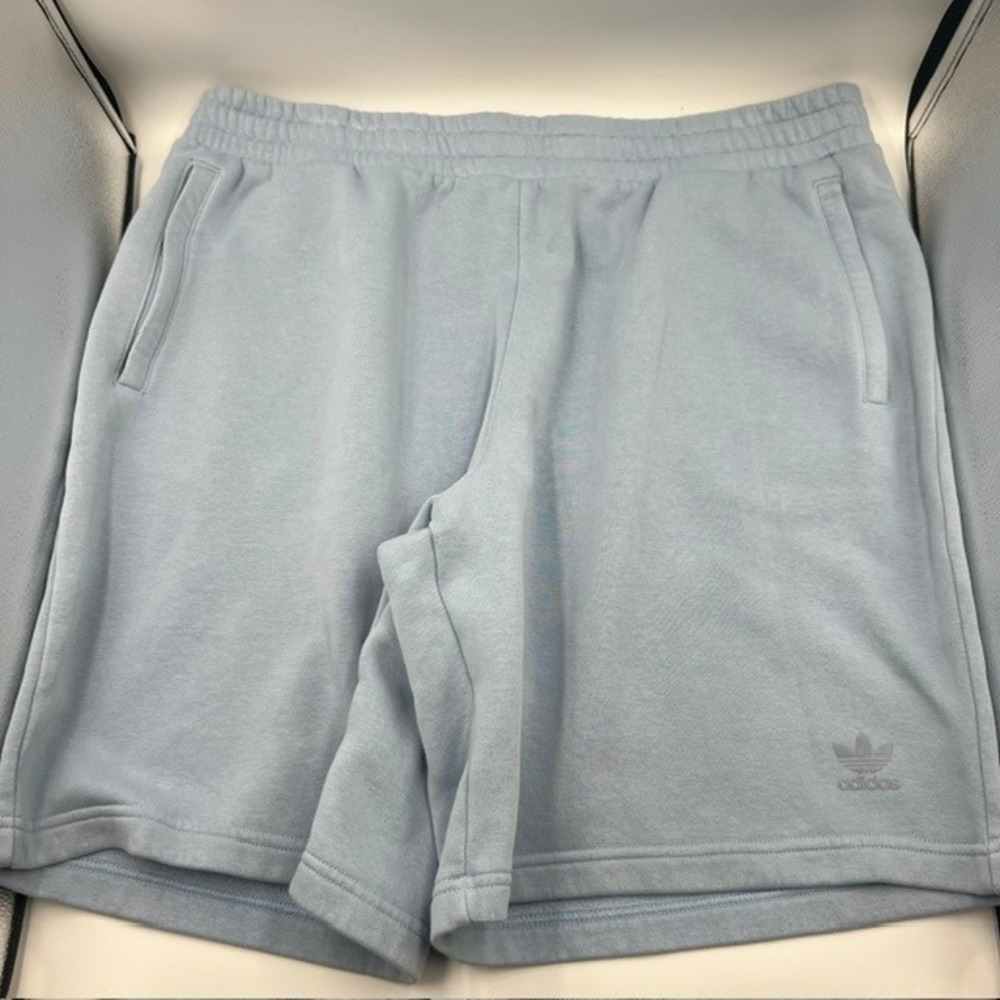 Adidas Originals Men's 9" Light Blue Fleece Sweat Shorts Size‎ XXL